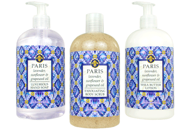 PARIS—lavender, sunflower & grapeseed oil