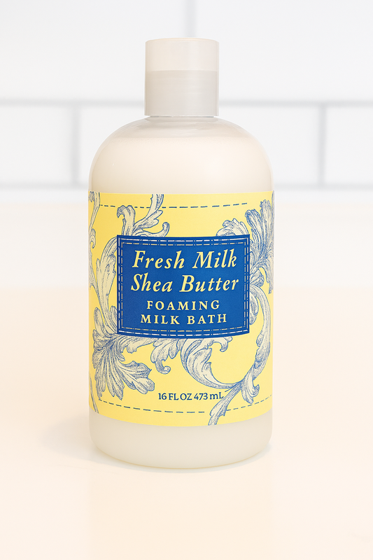 FOAMING MILK BATH —Fresh Milk Shea Butter