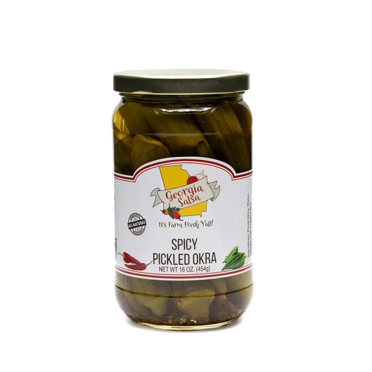 Spicy Pickled Okra
