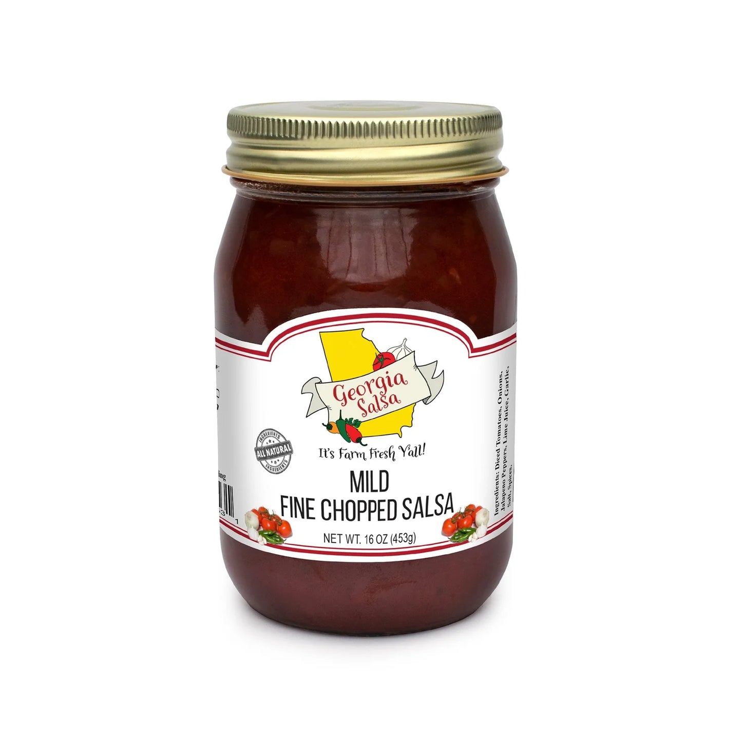 Mild Fine Chopped Salsa: