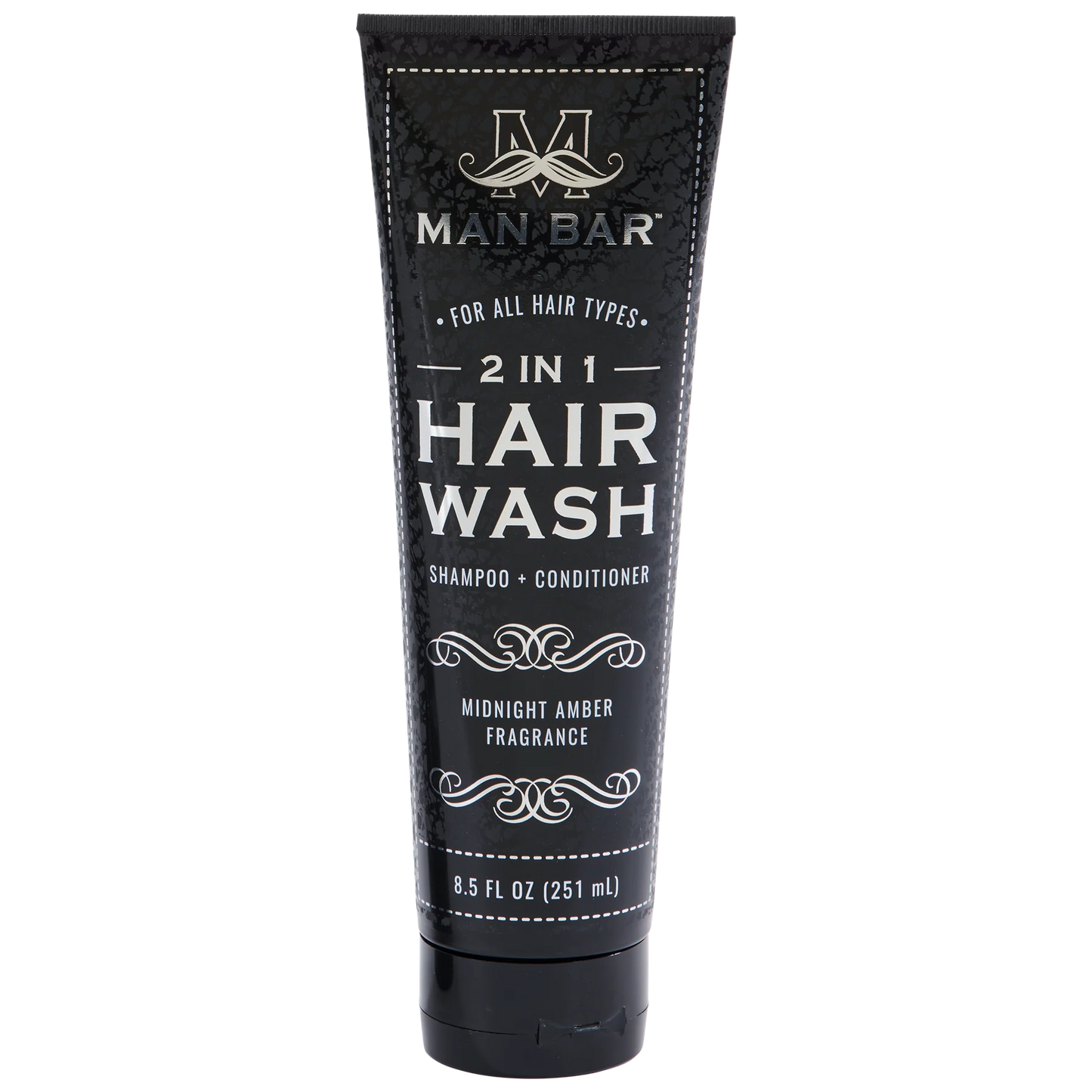 MAN BAR® 2-in-1 Hair Wash - Midnight Amber