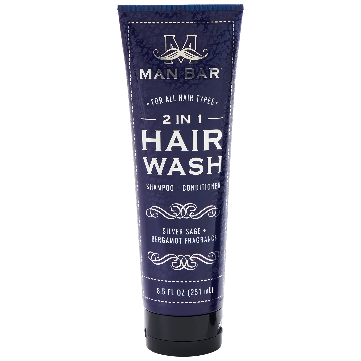 MAN BAR® 2-in-1 Hair Wash - Silver Sage & Bergamot